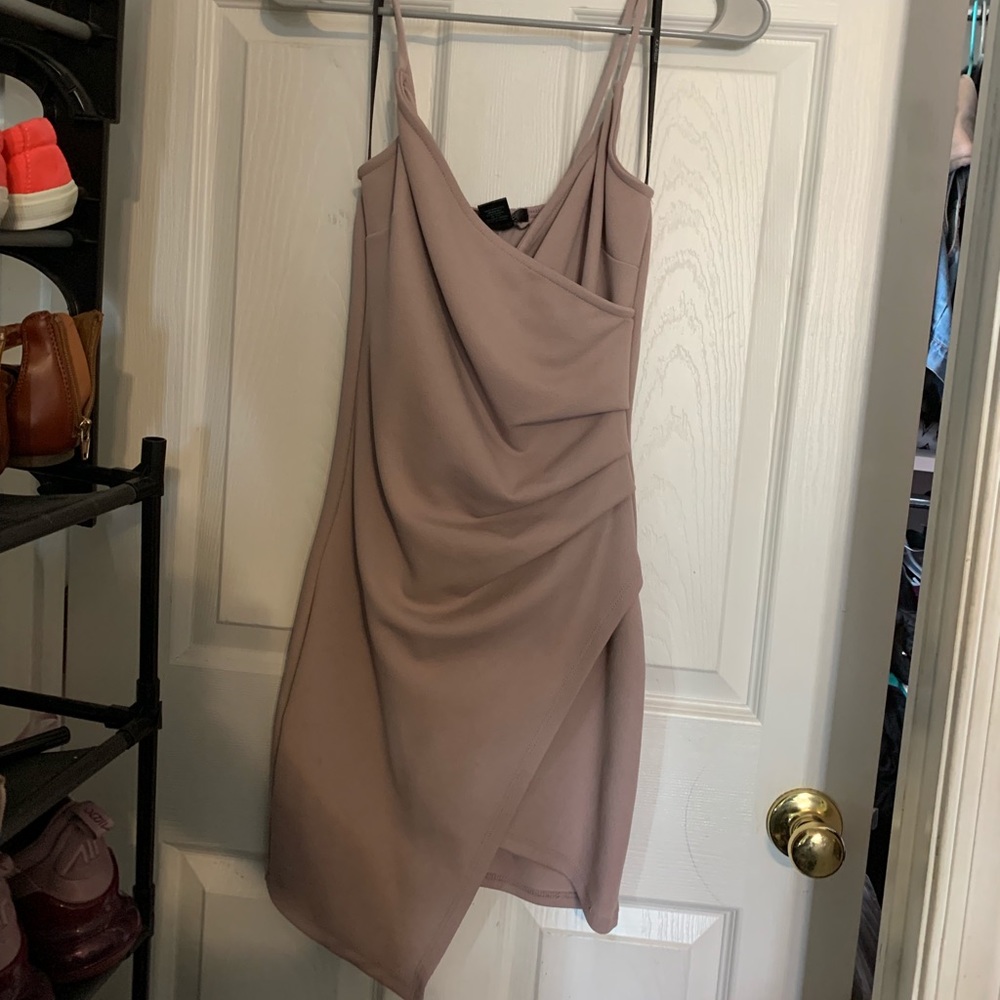 Mauve Asymmetrical Dress